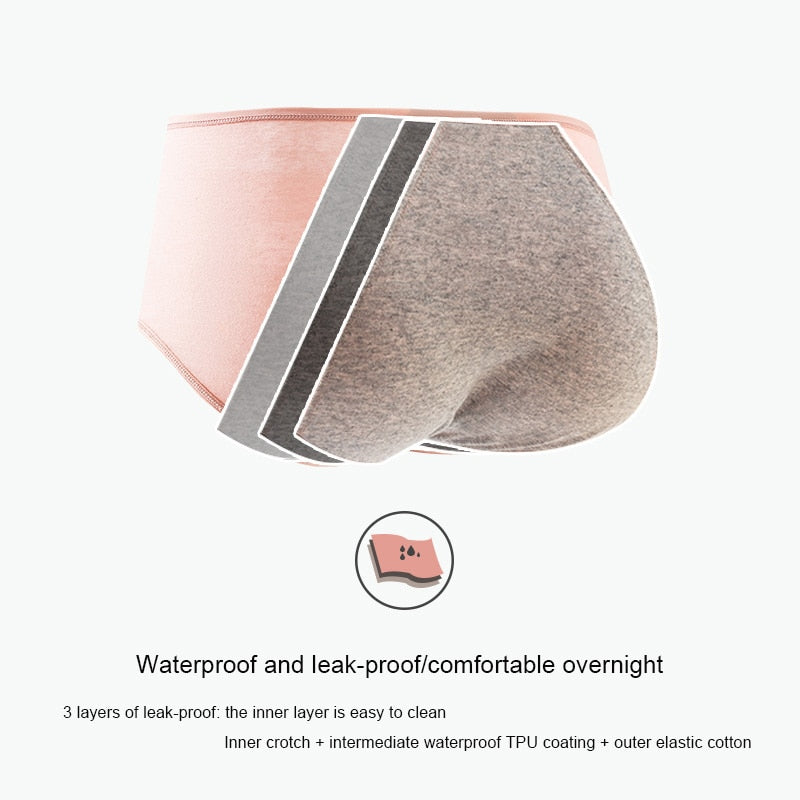 Cotton Menstrual Panties Leak Proof - AllShopCart