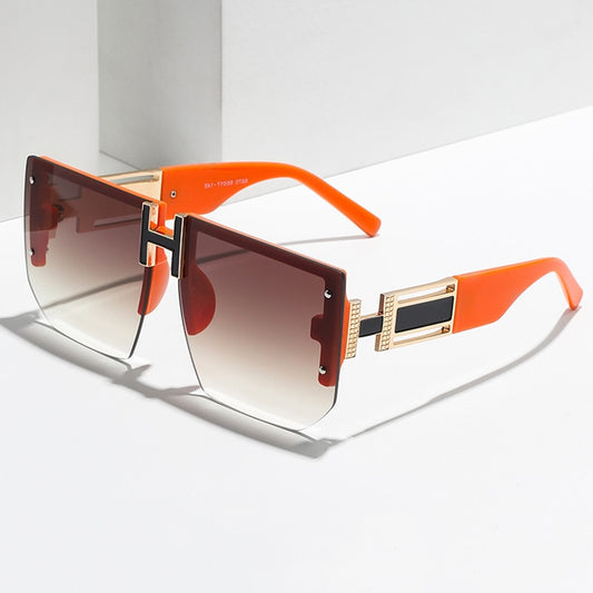 UV400 Designer Rimless Sunglasses For Women - AllShopCart