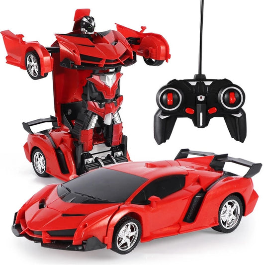 Electric Transformation Robot Toy Car For Kids - AllShopCart