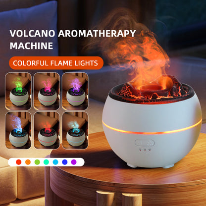 Relaxing Flame Aroma Diffuser – Ultrasonic & Essential Oils