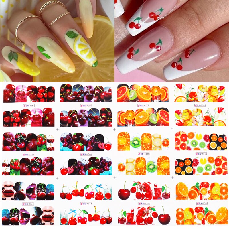 Sunflower Maple leaf Nail Stickers - AllShopCart