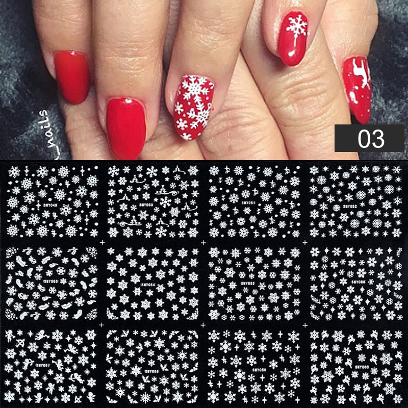 Sunflower Maple leaf Nail Stickers - AllShopCart