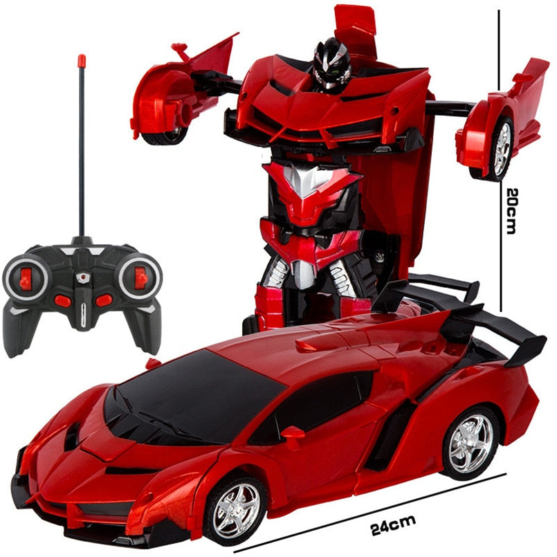 Electric Transformation Robot Toy Car For Kids - AllShopCart