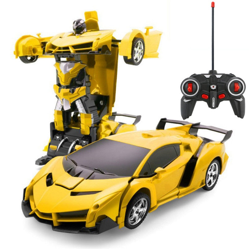 Electric Transformation Robot Toy Car For Kids - AllShopCart