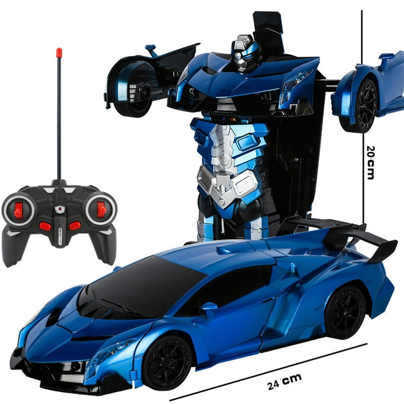 Electric Transformation Robot Toy Car For Kids - AllShopCart