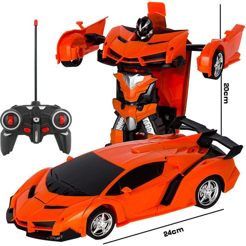 Electric Transformation Robot Toy Car For Kids - AllShopCart