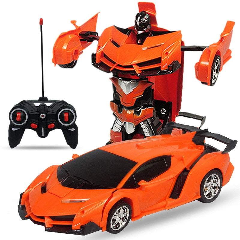 Electric Transformation Robot Toy Car For Kids - AllShopCart
