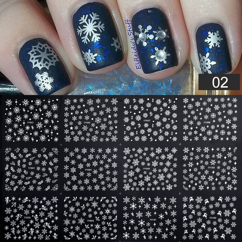 Sunflower Maple leaf Nail Stickers - AllShopCart