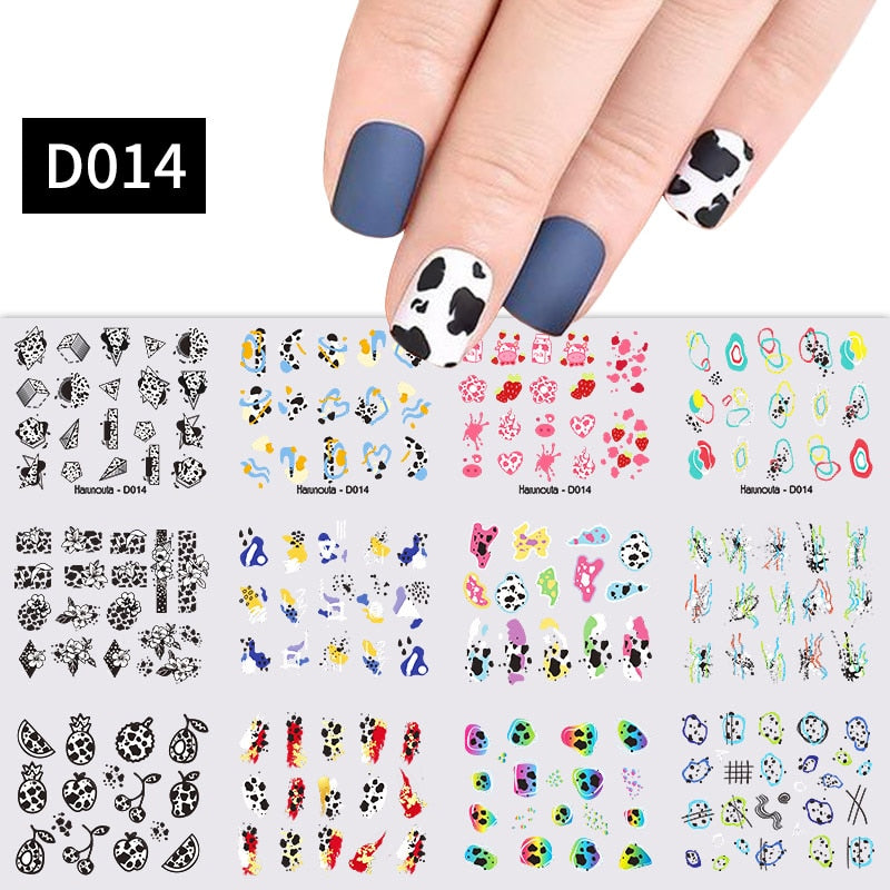 Sunflower Maple leaf Nail Stickers - AllShopCart