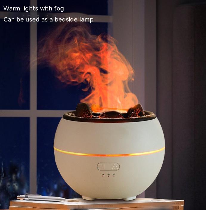Relaxing Flame Aroma Diffuser – Ultrasonic & Essential Oils