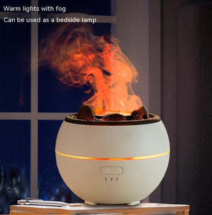Relaxing Flame Aroma Diffuser – Ultrasonic & Essential Oils